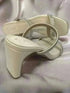 Womens White Shimmery Heels